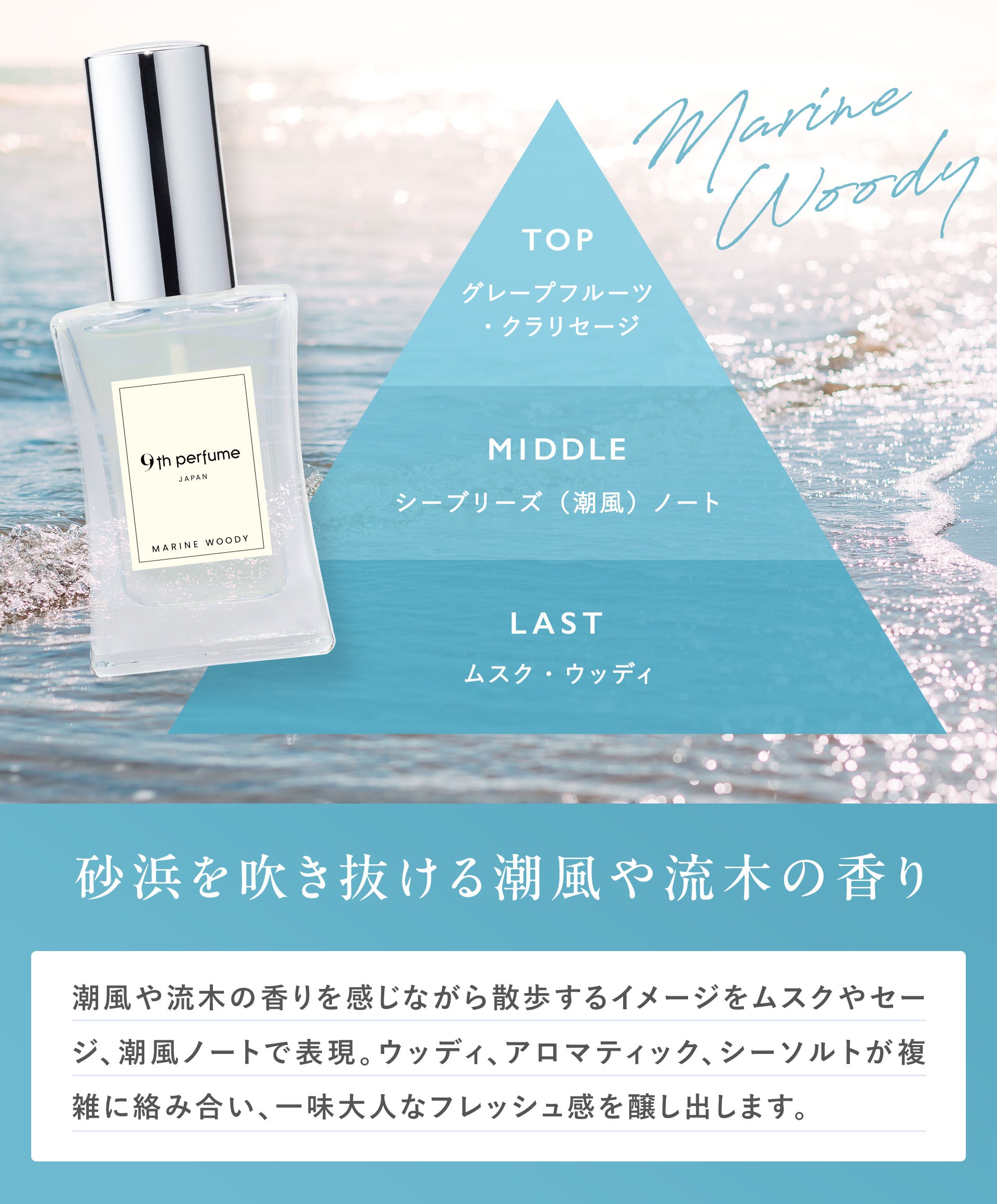 Marine Woody（マリンウッディ）オードパルファン